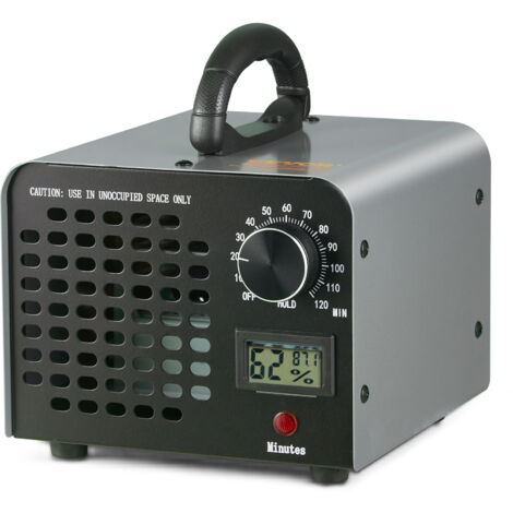VEVOR Generatore di Ozono Purificatore deAria 36000 mg/h Generatore Ozono per Sanificare Aria Commerciale Industriale 115W Grande Capacita 0-120 Min. Timer Regolabile, Generatore Ozono Uso Commerciale