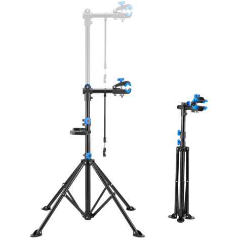 VEVOR Supporto per Riparazione Bici 955 x 940 x 1505 mm Supporto da Lavoro per Bici Resistente,  Carico Nominale di 29,9 kg con Altezza Regolabile 835 a 1440 mm e Vassoio Portautensili Magnetico