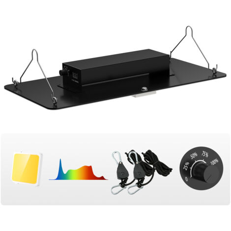 VEVOR Lampada LED da Coltivazione delle Piante 200W per Serra Interna a Spettro Completo 120-277V, Lampada a Spettro Completo per Serra Domestica Interna Telaio in Alluminio, Luce per Crescita Piante