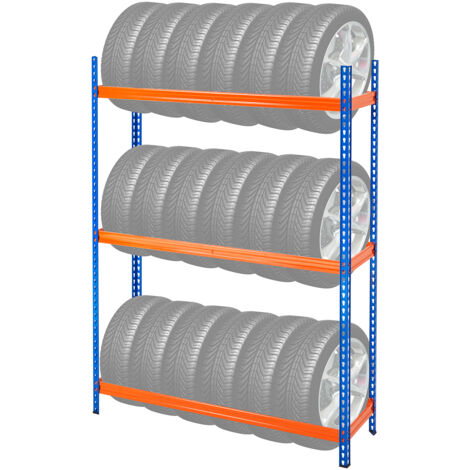 VEVOR Scaffale Porta Gomme Auto A 3 Ripiani Fino A 18 Pneumatici vevor-scaffale-porta-gomme-auto-a-3-ripiani-fino-a-18-pneumatici