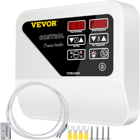 VEVOR 3-9KW Sauna Controller digitale per sauna Riscaldamento Stufa Display del controller digitale per il tempo libero allaperto
