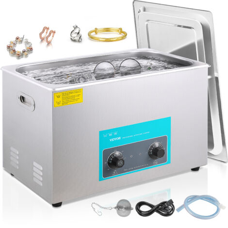 VEVOR Pulitore Ultrasuoni 30 L Macchina Pulitrice Ultrasuoni per Pulizia Orologi (1/5)