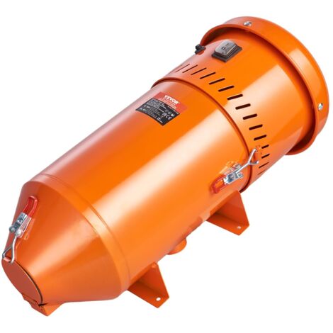 VEVOR Sistema di raccolta polveri recuperatore di supporti per collettore di polveri da 1450 W con capacita di 1,8 galloni Adatto universale per armadietti e sabbiatrici