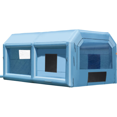 VEVOR Cabina di Verniciatura Gonfiabile, Tenda di Verniciatura Gonfiabile Portatile Potente Ventilatore, Sistema di Filtro dellAria, Verniciatura per Auto Veicoli e Mobili 6,4 x 4,1 x 3 m, 1100 W (1/5)