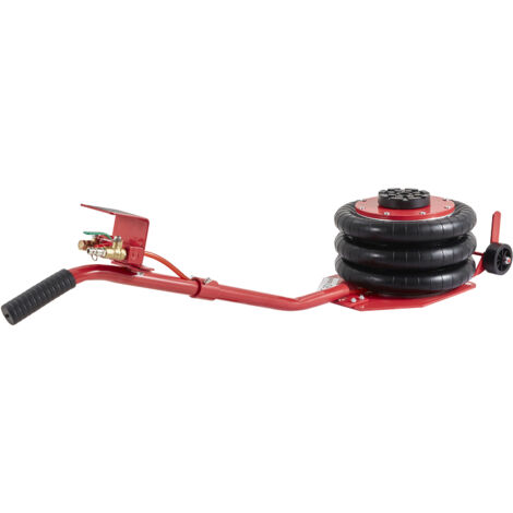 VEVOR Martinetto Pneumatico 3 Tonnellate Sollevamento 140-450 mm Martinetto Pneumatico 0,8-1,0 MPa, Martinetto Gonfiabile 3 Cuscini deAria per Riparazione Auto Manutenzione SUV Pickup Officina Garage (1/5)