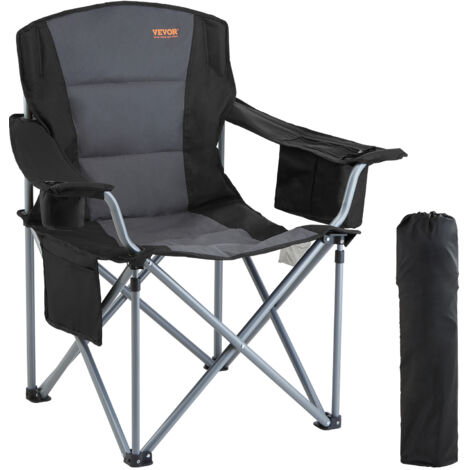 VEVOR Sedia da Campeggio Pieghevole Portatile Capacita Max. 158 kg con Supporto Portabottiglia in Tessuto Oxford, Sedia da Campeggio Esterno 980 x 630 x 990 mm per Campeggio Picnic Portatile 5,7 kg (1/5)