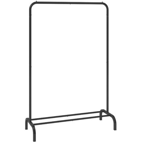 VEVOR Stand Appendiabiti Barra Singola Ripiano Singolo da Appendere per Camera da Letto Soggiorno, Appendiabiti in Acciaio al Carbonio Q235 Diametro del Tubo 25,4 mm, Stand Appendiabiti Peso di 2,9 kg (1/8)