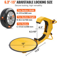 VEVOR Lucchetto per Rimorchio, Adatto per Attacchi da 58,6 mm, Lucchetto per Gan