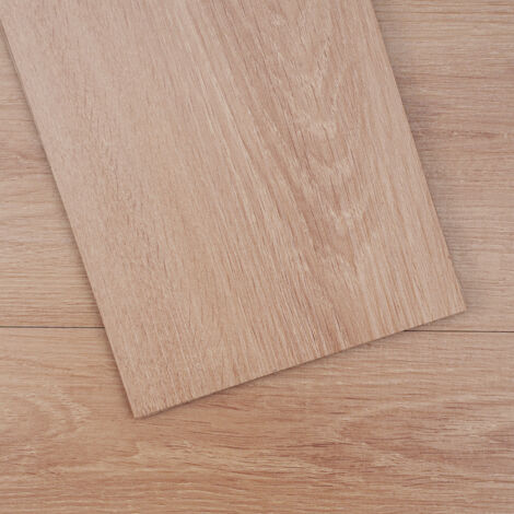 Mophorn Self Adhesive Vinyl Floor Tiles 36 x 6 inch, 36 Tiles 2.5mm Thick Peel & Stick, Natural Wood Grain DIY Flooring for Kitchen, Dining Room, Bedrooms & Bathrooms, Easy for Home Decor
