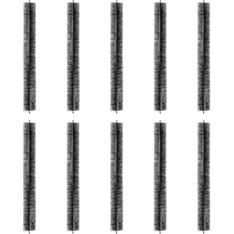 Mophorn Gutter Brush, 30 Feet Total Length 4.33 inch Diameter Gutter Cleaning Tools, Ground-Level Gutter Brush Leaf Guard for 5 Inch Gutters, Easily Clear roof Leaves and Debris, 10 Pack