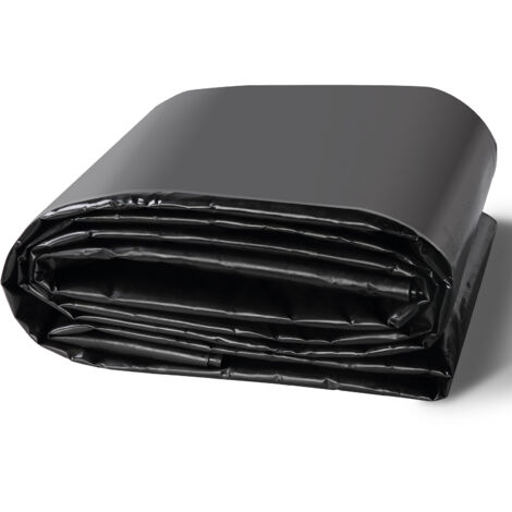 VEVOR Pond Liner, 10 x 13 ft 20 Mil Thickness, Pliable LLDPE Material Easy Cutting Underlayment for Fish or Koi Ponds, Water Features, Waterfall Base , Fountains, Water Gardens, Black