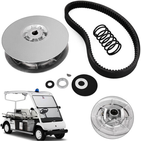 VEVOR Rear Driven Clutch Kit for Yamaha Gas Golf Cart G2-G22 1985+ Secondary Clutch Driven Kit with Belt JN6-G6201-03 JN6-G6201-04, Silver