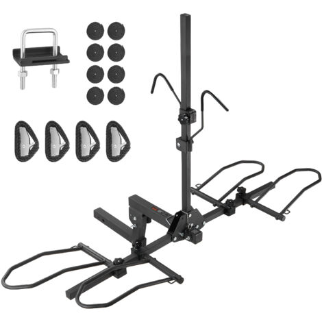 VEVOR Hitch Mount Bike Rack, 2-Bike Platform Style, 160 LBS Max Capacity Bike Rack Hitch for 2-inch Receiver, Titling and Folding Bike Carrier with Tires up to 5" Wide, for Car, SUV, Truck, RV (1/5)