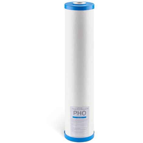 VEVOR Whole House Water Filter Replacement Cartridge, 4.5" x 20" Polyphosphate Scale Inhibitor Filter for Whole Home Water Filtration System, Reduce Chlorine, Taste, Odor, Prevent Corrosion (1/5)