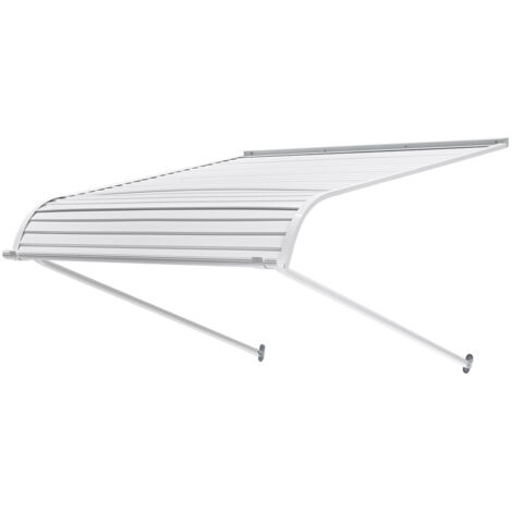 VEVOR Aluminum Awning 40 x 42 in, Durable Window Awning Door Canopy, Lightweight and Stable Aluminum Exterior Awnings Rain Snow Sunlight Protection for Door Entrance Windows Patio Porch