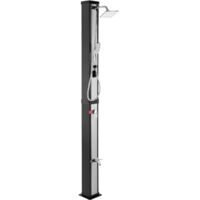 VEVOR Solar Heated Shower, 10.6Gal Outdoor Solar Shower, 7FT Pool Shower Temperature Adjustable, 2-Section with 360 Degree Shower Tap, Handheld Showerhead & Foot Faucet for Backyard, Beach, Poolside S