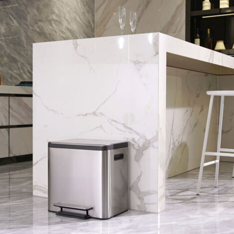 EKO EcoCasa Step Bin poubelle 15 + 15L