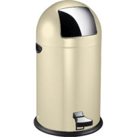 EKO, Poubelle à poussoir avec pédale, capacité 33 l, h x Ø 700