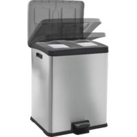 EKO, Collecteur de déchets à pédale, capacité 2 x 30 l, l x h