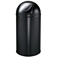 EKO, Poubelle à poussoir, acier, capacité 40 l, h x Ø 740 x