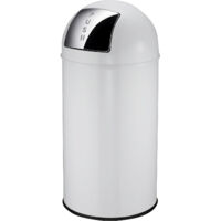 EKO, Poubelle à poussoir, acier, capacité 40 l, h x Ø 740 x