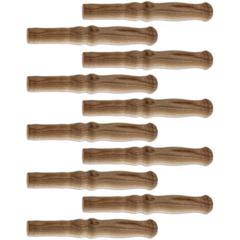 2x BigDean Schubkarrengriffe | 30 Mm Innendurchmesser | Blau | 14 Cm Länge | Konisch | Universell Passend