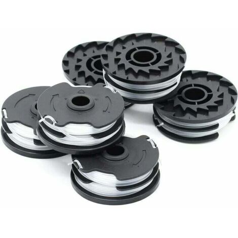 Lot de 6 bobines de fil de rechange pour débroussailleuse sans fil LIDL Parkside PRTA 20-Li A1, B2, C3, PRT 550 A1, A3, PRT 300 A1-2 x 4 m 1,6 mm (1/5)
