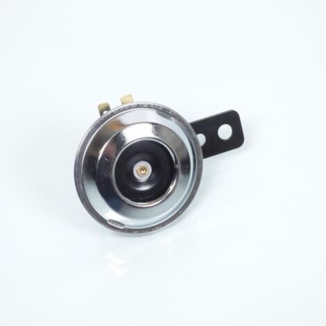 Hupe p2r für Auto ø70 / 12 V, verchromt, voll und schwarz, neu