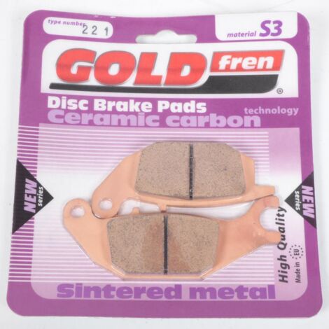Gold Fren Bremsbeläge für Motorrad Honda 125 CBR 2004 bis 2010