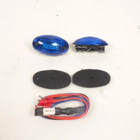 Paar blaue Seitenmarkierungsleuchten für Motorräder, Roller, (1/2)