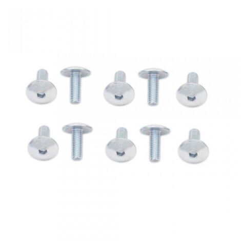 lot 10 verkleidungsschrauben btr kopf bombiert bolt m6 steigung (1/2)