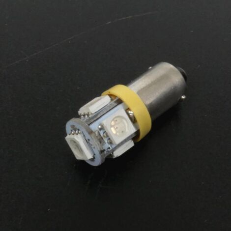 LED-Glühbirne 12V orange BA9S Fassung 90 Lumen RMS für Motorrad