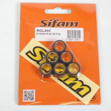 sifam variator roller rolle für roller benelli 50 pepe 2011 15x12