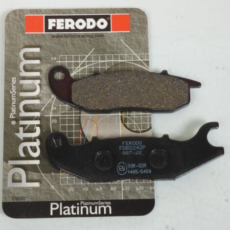 Bremsbelag ferodo für Motorrad derbi 125 senda 2006 bis 2009 (1/3)