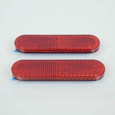 Rückstrahler Reflektor homologiert RMS rot selbstklebend 95x25mm (1/4)