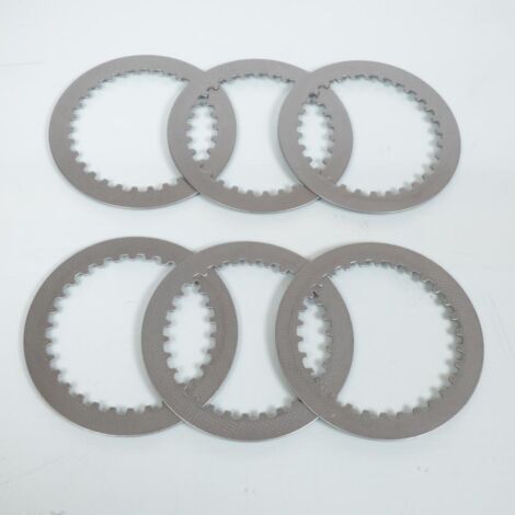 kit 6 glattscheibe kupplung tecnium für motorrad yamaha 125 yz