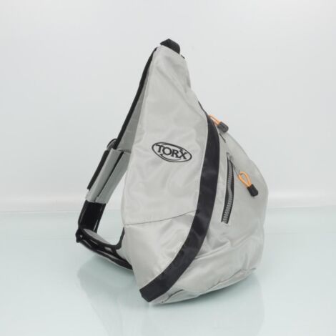 weicher torx-rucksack mit schultergurt, grau, für motorradfahrer,