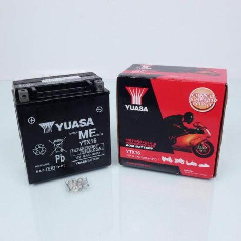 Yuasa AGM-Batterie für Motorrad Kawasaki 1500 VN Mean Streak 2002 (1/5)