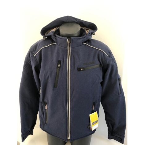 Motorradjacke nexone soft-shell blau soft shell Größe m