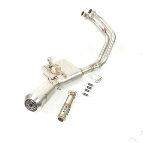 komplette auspuffanlage mk2 edelstahl ixrace für motorrad yamaha