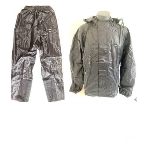 Set Regenjacke und -hose Größe xxl für Mann und Frau nexone