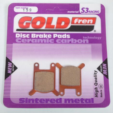 Bremsbelag gold fren für Motorrad Malaguti 40 Chopper 25 1982 avg