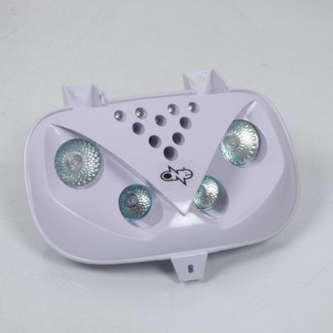 Frontoptik one für Scooter mbk 50 spirit 1997-2003 weiß 4 Halogen