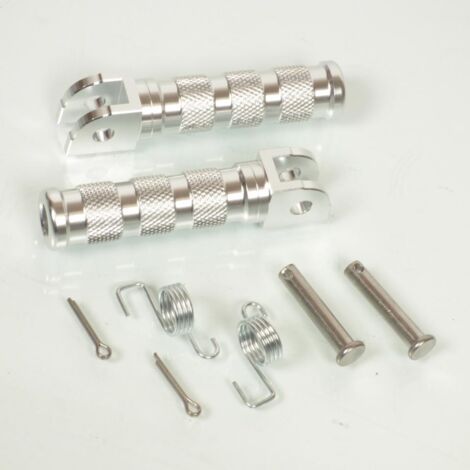 runder fußkeil grau aluminium tnt universal neu für motorrad zwei (1/5)