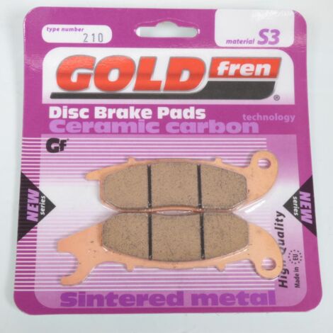 Gold Fren Bremsbelag für Honda 150 CBR R Motorrad, Baujahre 2000