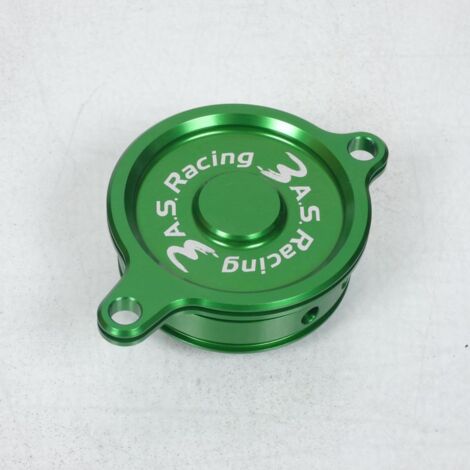 grüne Ölfilterkappe 3as racing für motorrad kawasaki 450 klx r (1/4)