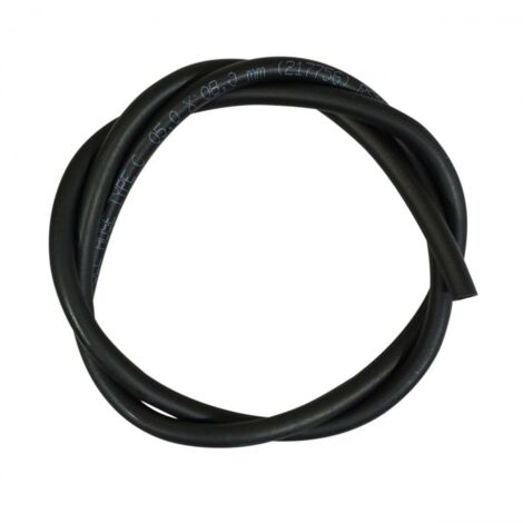Benzinschlauch schwarz Ø5x8mm x 1 Meter für Moped Cyclo Motorrad (1/2)