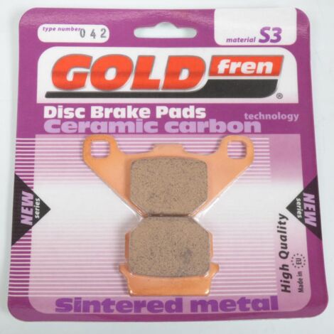 Bremsbelag gold fren für Motorrad zero 0 x 2 2010 bis 2012 ard /