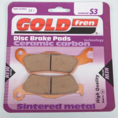 Bremsbelag Gold Fren für Motorrad Suzuki 150 GSX Gixxer 2016 bis