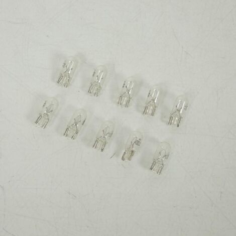 Packung 10 weiße Glühbirne carlex für Motorrad 12v 5w w2.1x9.5d